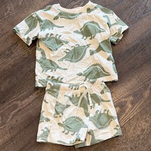H&M Dinosaur Print boys matching set